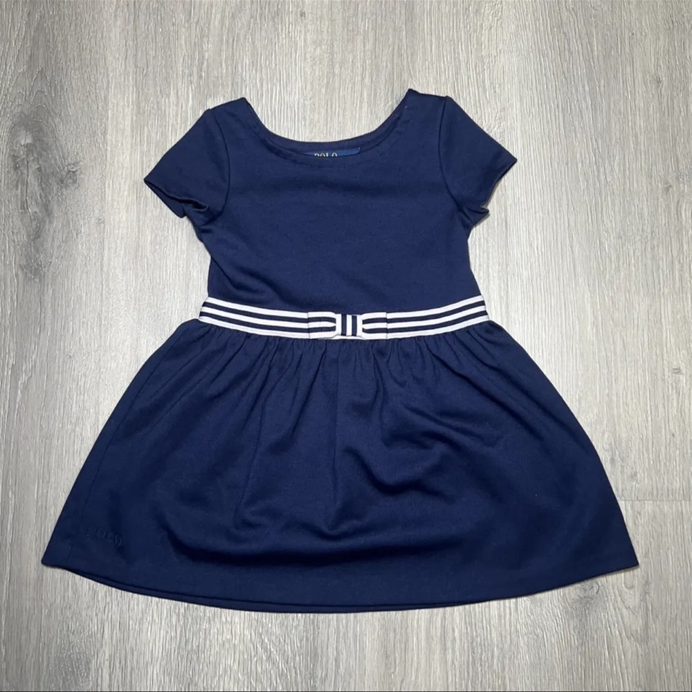 Polo Ralph Lauren blue dress size 3 T short sleeve